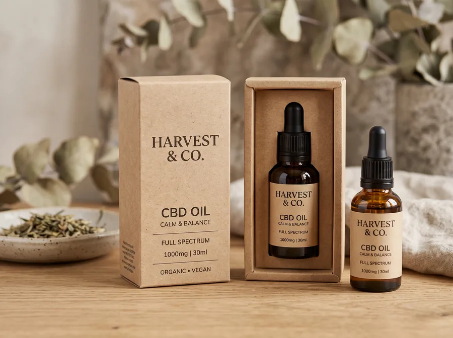 Kraft CBD oil boxes