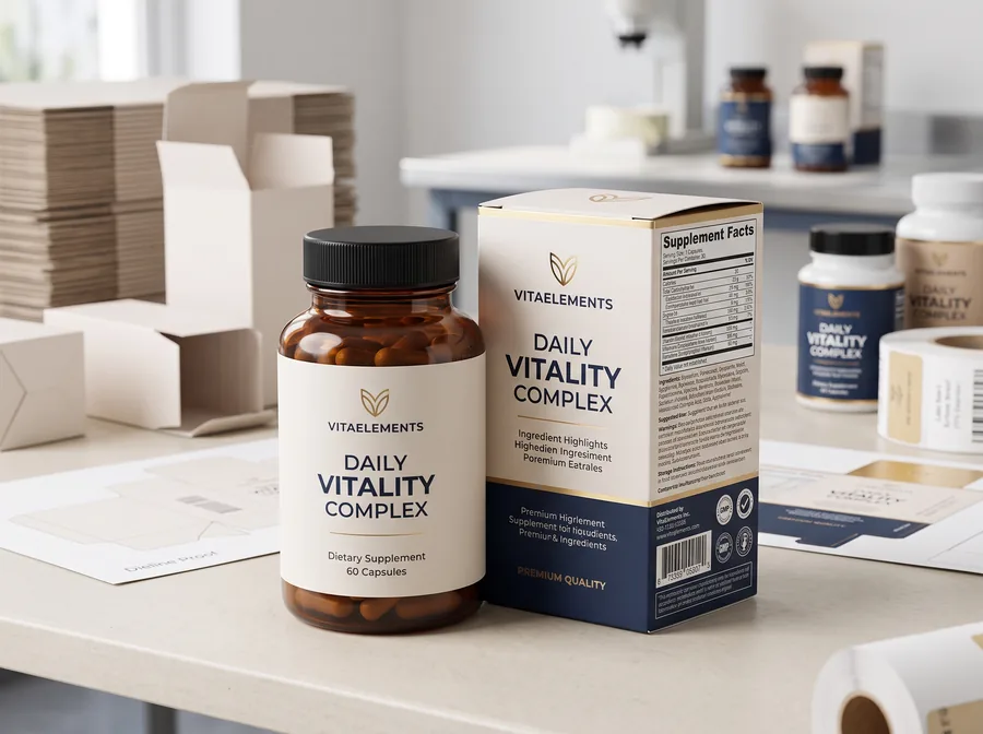Supplement boxes custom