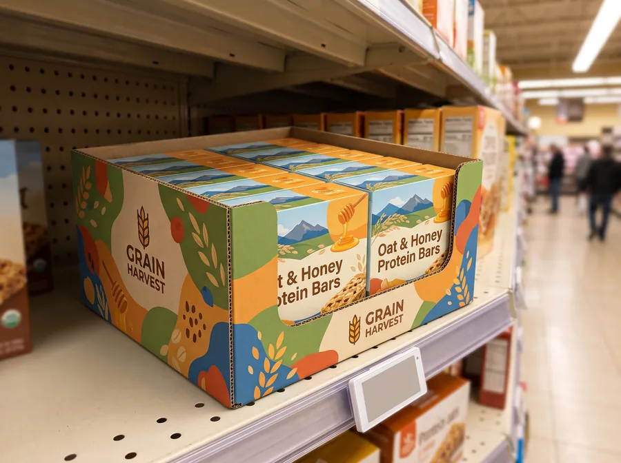 Tray outside shelf ready cases
