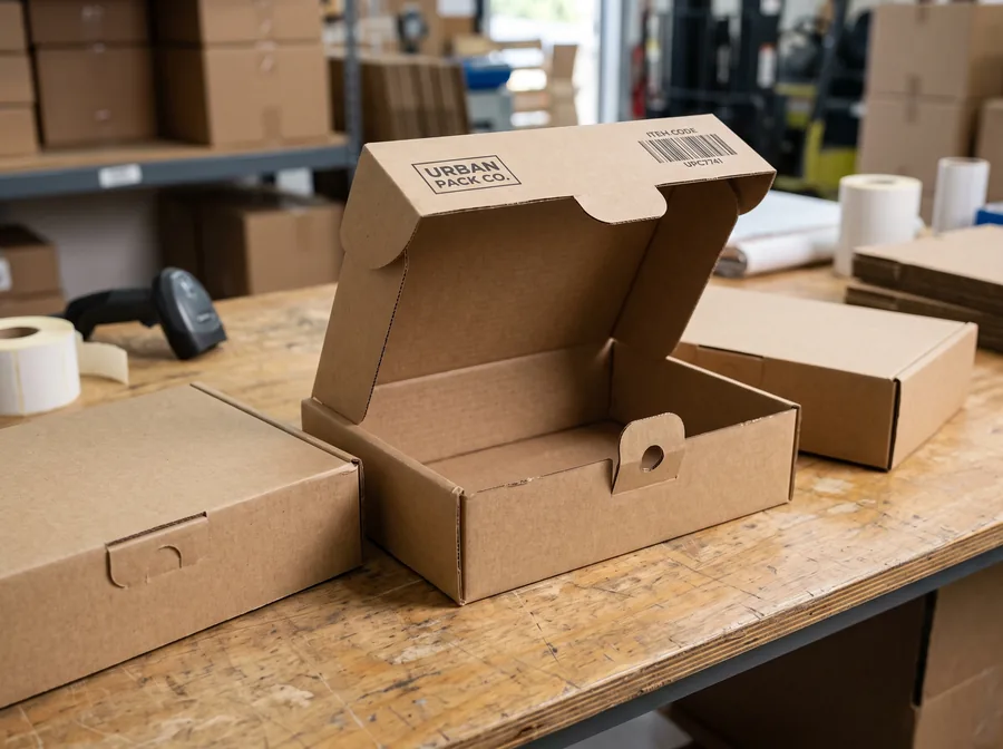 Ear lock mailer boxes