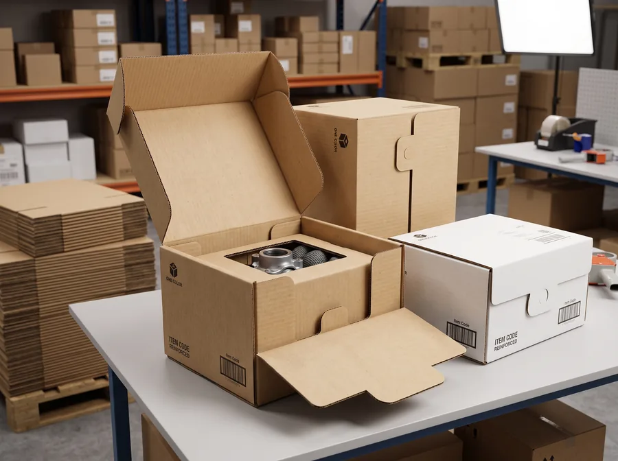 Reinforced ear lock boxes